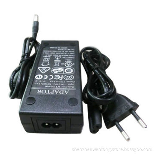 19V 3.16A Power Supply/Laptop Adapter with 60W, Suitable for CCTV Cameras and Laptop Computers